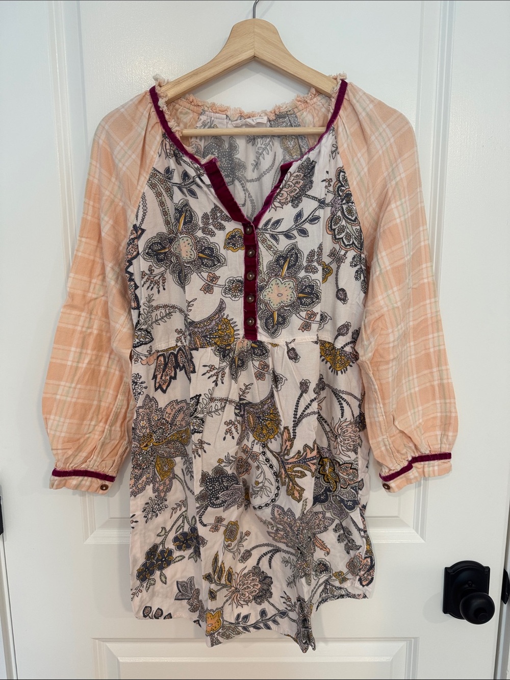 Anthropologie Flannel Pants + Nightgown Pajamas Lot - Picture 2 of 11